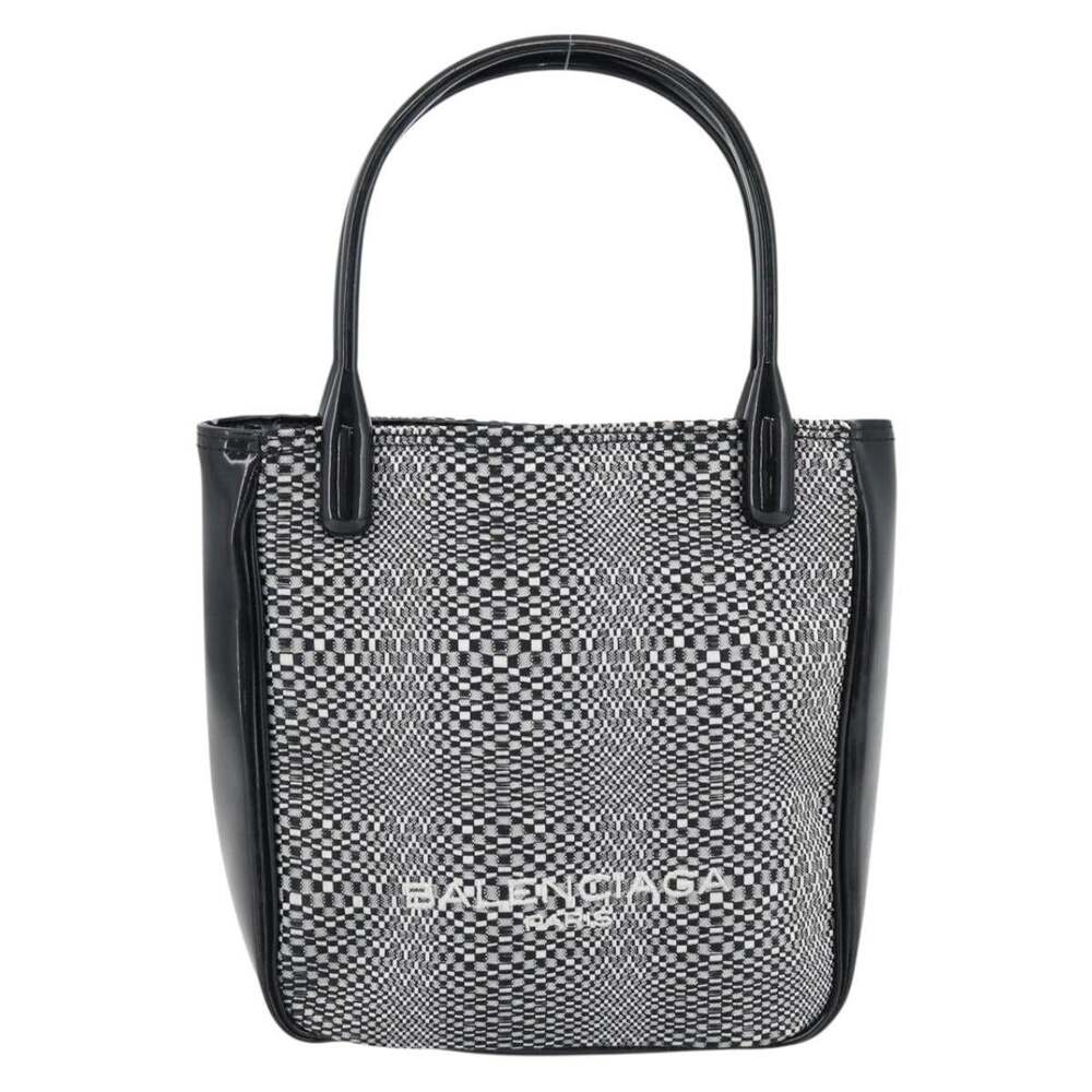 Balenciaga Canvas City Handbag Gray